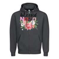 Smoke Blessed Nana Gifts for Nana or Grandma Zipper Hoodie - Bettercallsaul