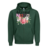 Sports Green Blessed Nana Gifts for Nana or Grandma Zipper Hoodie - Bettercallsaul