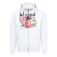 White Blessed Nana Gifts for Nana or Grandma Zipper Hoodie - Bettercallsaul