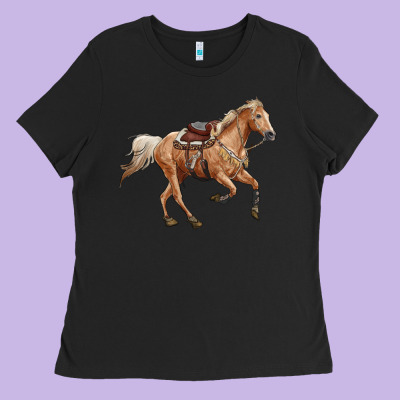 Horse Body Ladies Tee Designed By Ranaportraitstore