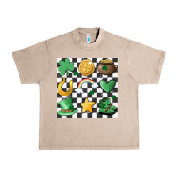French Oak checker board lucky charms Urban Heavy Tee - MaliasSmallBusiness