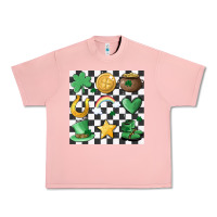 Salmon checker board lucky charms Urban Heavy Tee - MaliasSmallBusiness