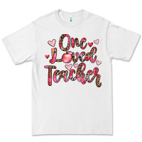 White one loved teacher Premium Tee - JahusDesignShop