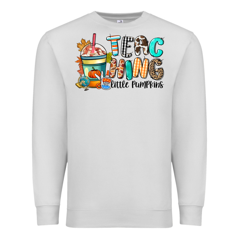 Teaching Little Pumpkins Premium Sweatshirt by CowGirlArtShop | Teevron