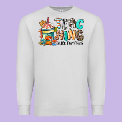 Teaching Little Pumpkins Premium Sweatshirt Designed By Cowgirlartshop