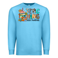 Ocean Blue teaching little pumpkins Premium Sweatshirt - CowGirlArtShop