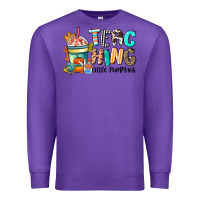 Purple teaching little pumpkins Premium Sweatshirt - CowGirlArtShop