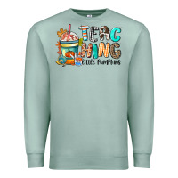 Seafoam teaching little pumpkins Premium Sweatshirt - CowGirlArtShop