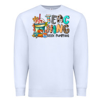 White teaching little pumpkins Premium Sweatshirt - CowGirlArtShop