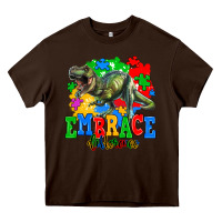 Chocolate Brown embrace difference Heavy Core Tee - AdoDesignShop