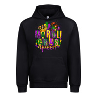 Black mardi gras queen Urban Hoodie - FaDigitalArtStudio