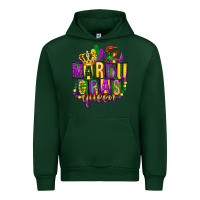 Forest Green mardi gras queen Urban Hoodie - FaDigitalArtStudio