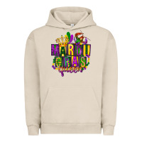 Pigment French Oak mardi gras queen Urban Hoodie - FaDigitalArtStudio