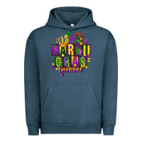 Pigment Midnight Navy mardi gras queen Urban Hoodie - FaDigitalArtStudio