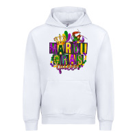 White mardi gras queen Urban Hoodie - FaDigitalArtStudio