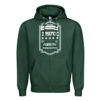 Sports Green vintage quality without compromise 1970 Zipper Hoodie - Bettercallsaul