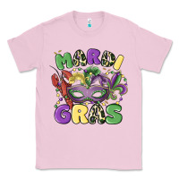 Bubblegum Pink mardi gras Classic Tee - MaliasSmallBusiness