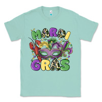 Seafoam mardi gras Classic Tee - MaliasSmallBusiness
