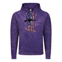 Cloud Purple red white and pew pew pew Vintage Hoodie - MaliasSmallBusiness