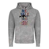 Cloud Rock red white and pew pew pew Vintage Hoodie - MaliasSmallBusiness
