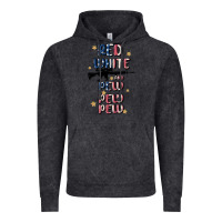 Vintage Black red white and pew pew pew Vintage Hoodie - MaliasSmallBusiness