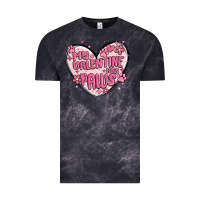 Cloud Black my valentine has paws Vintage Tee - MaliasSmallBusiness