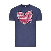 Vintage Denim my valentine has paws Vintage Tee - MaliasSmallBusiness