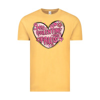 Vintage Mustard my valentine has paws Vintage Tee - MaliasSmallBusiness