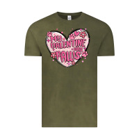 My Valentine Has Paws Vintage Tee | Teevron