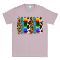 Lilac serape leopard tooled leather cowhide background Classic Tee - RanaPortraitStore