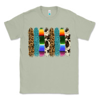 Matcha serape leopard tooled leather cowhide background Classic Tee - RanaPortraitStore