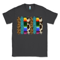 Smoke serape leopard tooled leather cowhide background Classic Tee - RanaPortraitStore