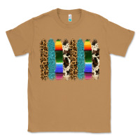 Toasted Coconut serape leopard tooled leather cowhide background Classic Tee - RanaPortraitStore