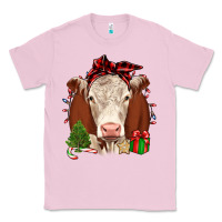 Bubblegum Pink Christmas Hereford Classic Tee - JahusDesignShop