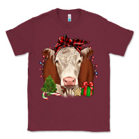 Burgundy Christmas Hereford Classic Tee - JahusDesignShop