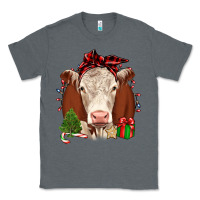 Charcoal Heather Christmas Hereford Classic Tee - JahusDesignShop