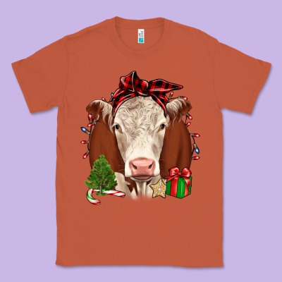 Christmas Hereford Classic Tee Designed By Jahusdesignshop