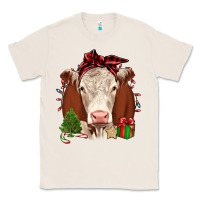 Natural Christmas Hereford Classic Tee - JahusDesignShop
