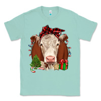 Seafoam Christmas Hereford Classic Tee - JahusDesignShop