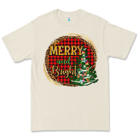 Merry And Bright Christmas Tree Premium Tee | Teevron