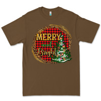 Cacao merry and bright christmas tree Premium Tee - AdoDesignShop