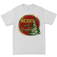 Dove Grey merry and bright christmas tree Premium Tee - AdoDesignShop