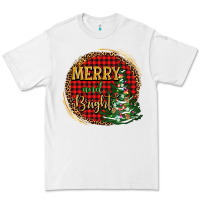 White merry and bright christmas tree Premium Tee - AdoDesignShop