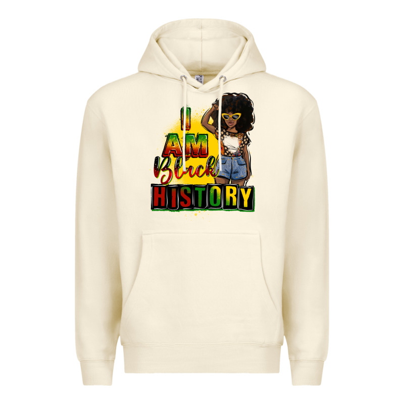 I Am Black History Juneteenth Premium Hoodie by CowGirlArtShop | Teevron