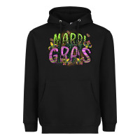 Black mardi gras Heavyweight Hoodie - CowGirlArtShop