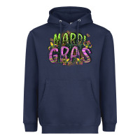 Navy mardi gras Heavyweight Hoodie - CowGirlArtShop
