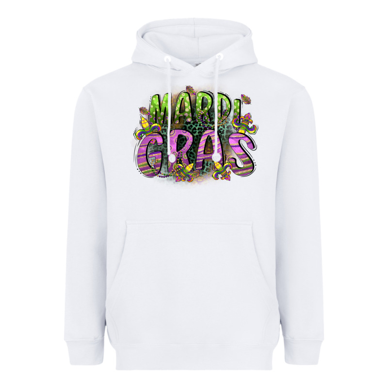 Mardi Gras Heavyweight Hoodie by CowGirlArtShop | Teevron
