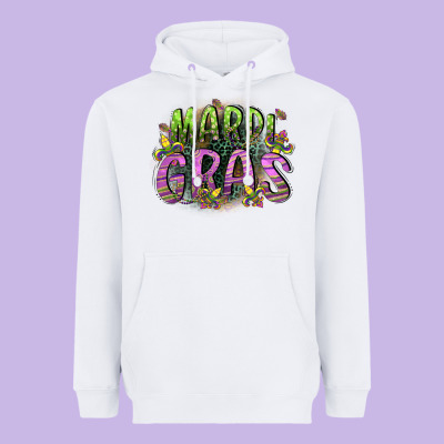 Mardi Gras Heavyweight Hoodie Designed By Cowgirlartshop
