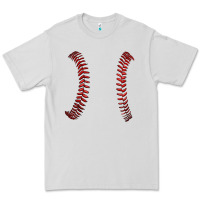 Dove Grey ball stitch Premium Tee - AdoDesignShop