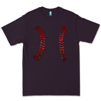Plum ball stitch Premium Tee - AdoDesignShop